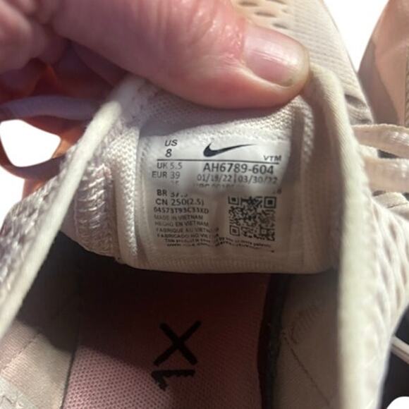 Nike Air Max 270 'Light Soft Pink Oxford Rose', AH6789-604 women's size 8 - Picture 7 of 8